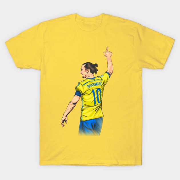 Zlatan Ibrahimović T-Shirt by siddick49